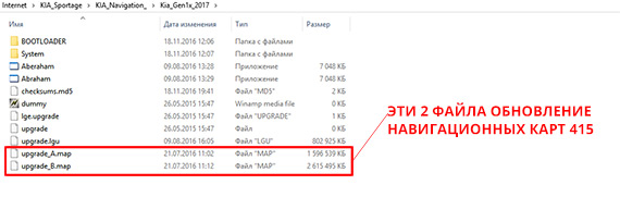 Обновление навигационных карт 415 и прошивки 7.7.4